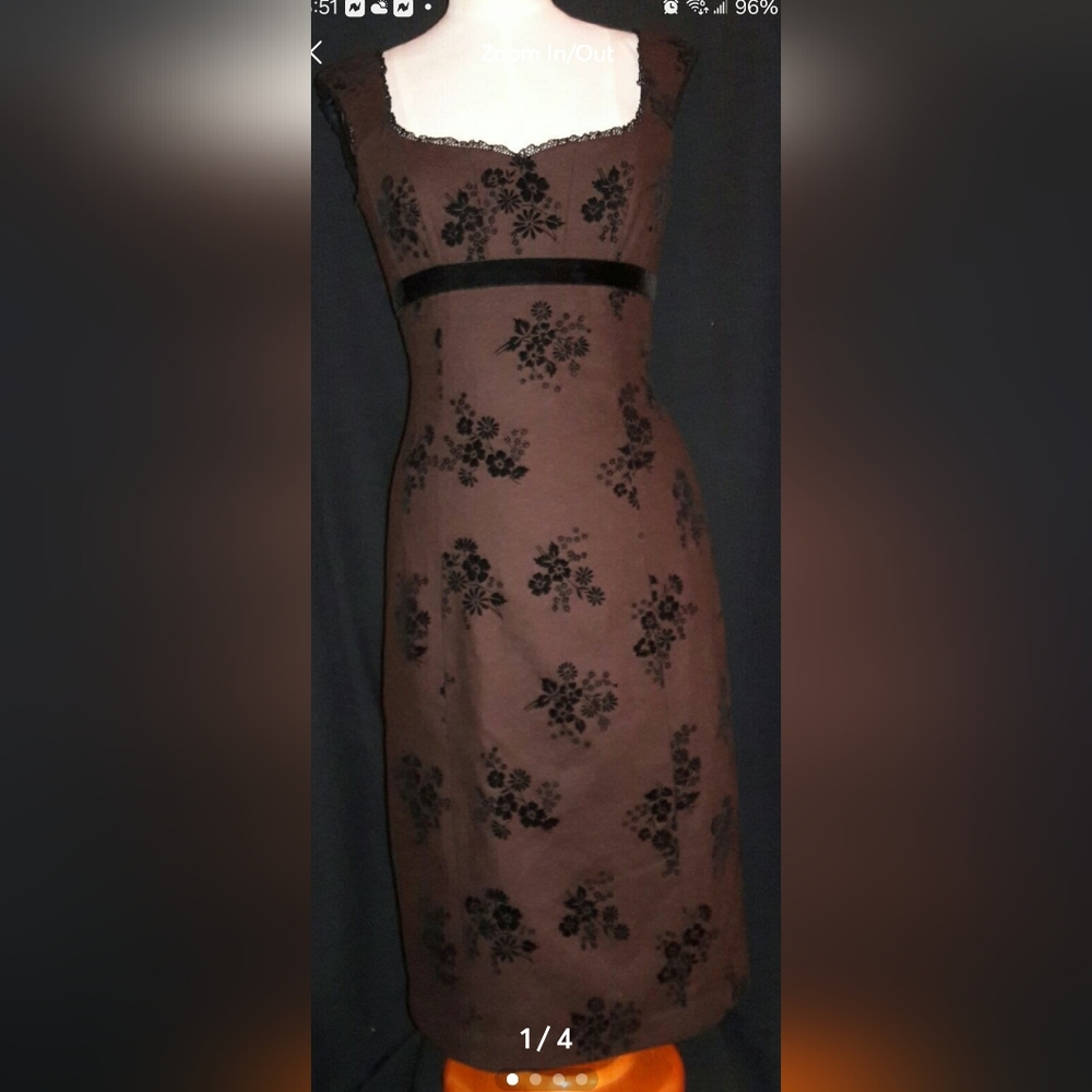 NANETTE LAPORE Wool and Velvet Dress- size 2